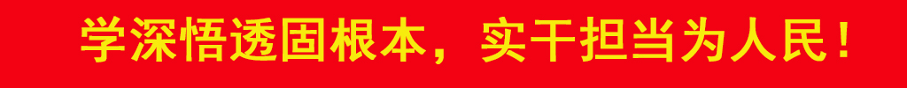 學深悟透固根本，實干擔當為人民